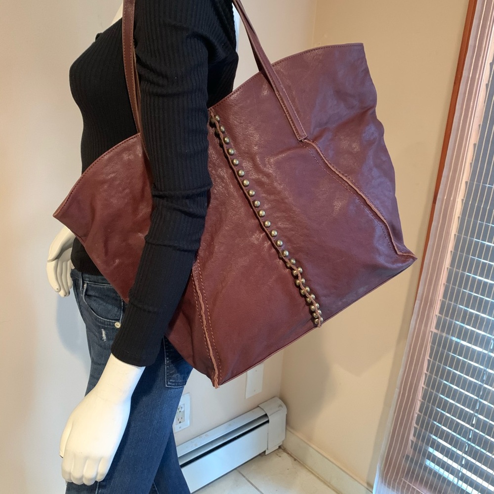 Sondra Roberts Leather Tote